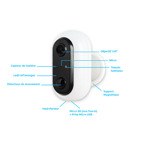 Caméra extérieure Wi-Fi Autonome iA600